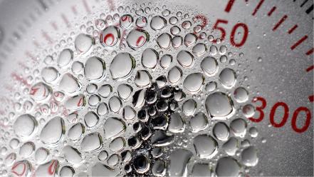 Dial digital art water drops speedometer speedo wallpaper