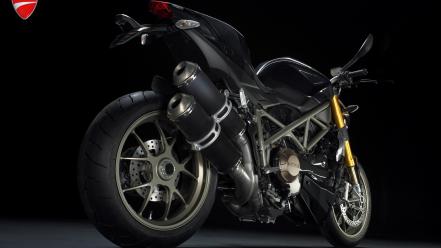 Ducati motorbikes black background wallpaper