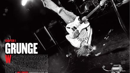 Grunge kurt cobain stage wallpaper