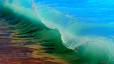 Water nature waves wallpaper