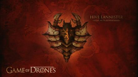 Game of thrones ii house lannister drones wallpaper