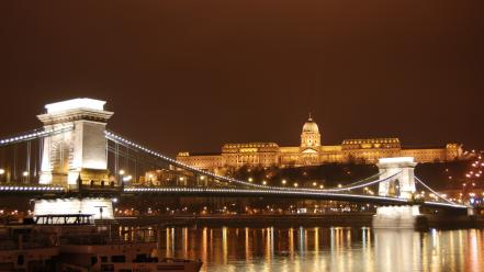 Hungary budapest chain bridge wallpaper