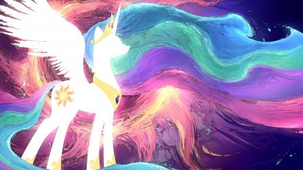Ponies princess celestia pony: friendship is magic wallpaper