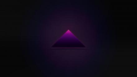 Abstract violet purple prism wallpaper