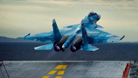 Aircraft su-35 flanker-e su-33 flanker-d russian wallpaper