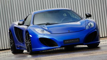 Blue cars tuning gemballa mclaren races mp4 wallpaper