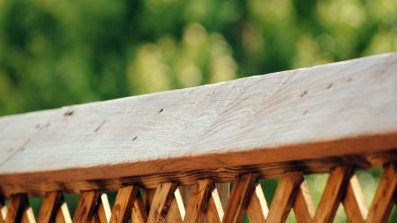 Green wood orange brown deck sunny lattice wallpaper