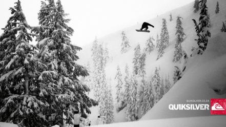 Snow snowboarding quiksilver wallpaper