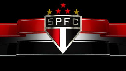 Soccer brazil logos 3d football teams sao paulo wallpaper