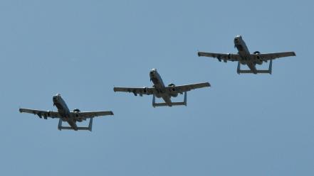 Air force formation flying a-10 wallpaper