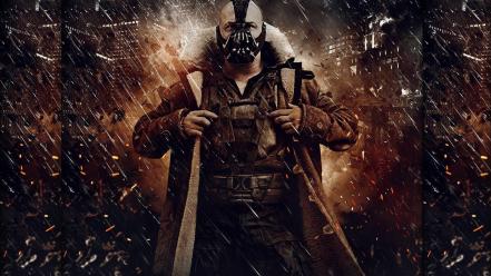 Dark knight rises gotham city tom hardy wallpaper