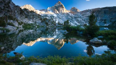 Mountains landscapes nature lakes wallpaper