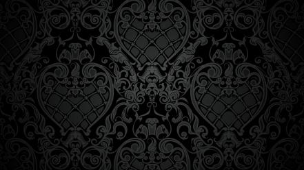 Pattern vector graphic design black background wallpaper