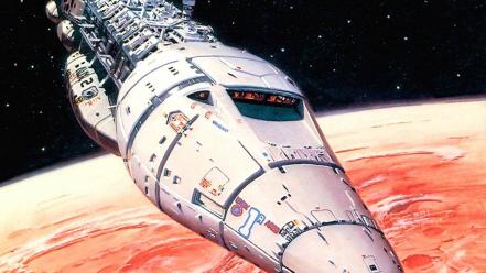 Peter elson artwork futuristic outer space paintings wallpaper