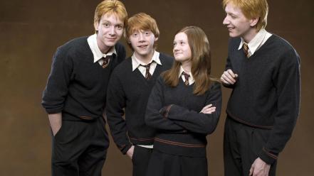 Weasley ron fred george oliver phelps james wallpaper
