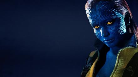 Yellow eyes mystique jennifer lawrence x-men: first class wallpaper