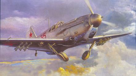 Aircraft lagg-3 sowiet wallpaper