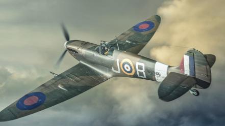 Aircraft supermarine spitfire wallpaper