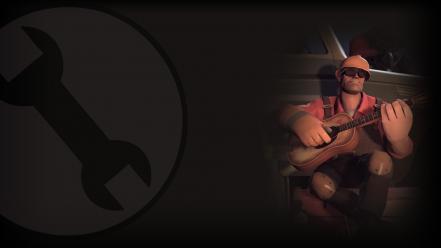 Engineer tf2 team fortress 2 red engie wallpaper