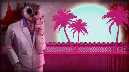 Hotline miami owls wallpaper