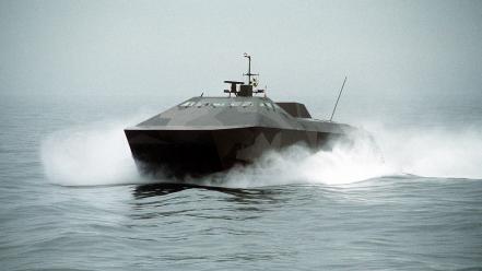 Hswms smyge stealth ship sweden swedish army hovercraft wallpaper