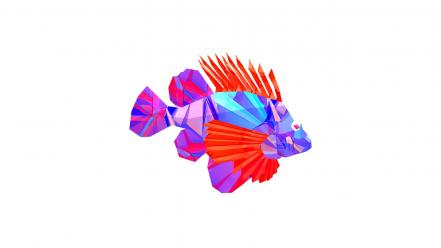 Justin maller abstract animals digital art fish wallpaper