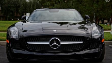 Mercedes sls black wallpaper