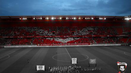 Soccer stadium supporters tifo players wallpaper