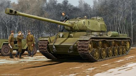 Soldiers military tanks artwork wallpaper