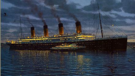 Titanic ships vehicles wallpaper