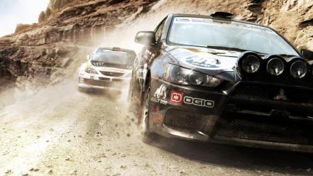 Video games mitsubishi rally subaru colin mcrae wallpaper