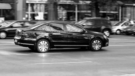 Warsaw volkswagen reflections panning street vw passat wallpaper