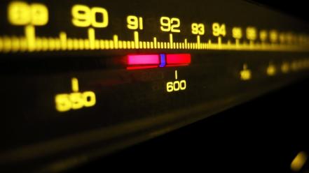 Artistic waves radio dial fm frequency wallpaper