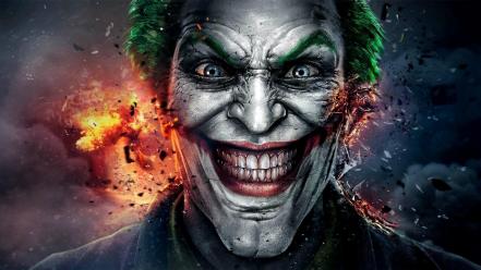 Batman the joker artwork fan art wallpaper