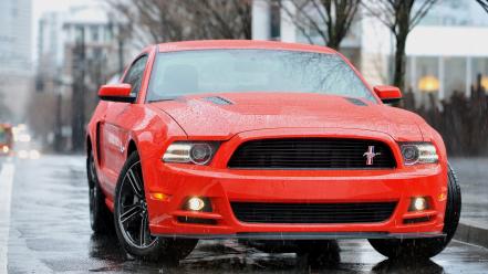Cars ford mustang 2014 front view wallpaper