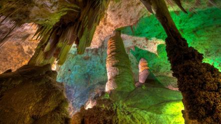 Mexico geology national park bats limestone chamber wallpaper