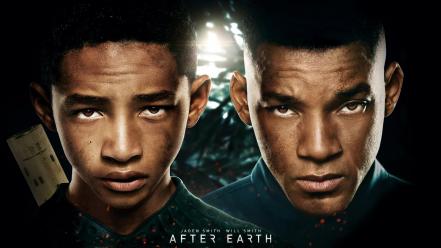 Movies actors will smith jaden faces after earth wallpaper