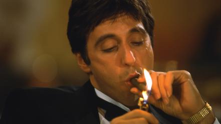 Pacino cigars tony montana movie legends lighter wallpaper