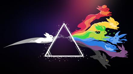 The dark side of moon jolteon eeveelutions wallpaper