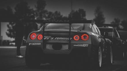 Track tuned racing taillights nissan gt-r r35 wallpaper