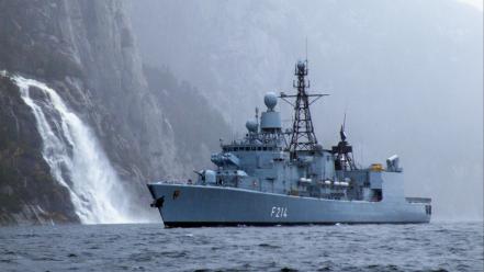 Battle nato vessel warships marine fjords bundesmarine wallpaper