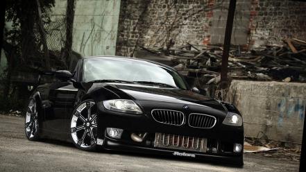 Black tuning bmw z4 coupe wallpaper