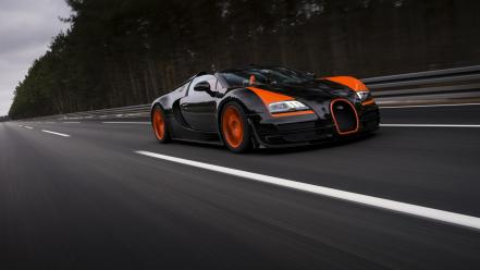 Cars bugatti veyron roads wallpaper