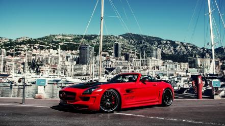 Cars tuning mercedes-benz sls amg hamann hawk roadster wallpaper