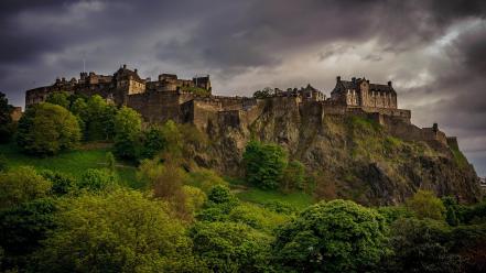 Cliffs buildings historic hdr photography stirling castle wallpaper