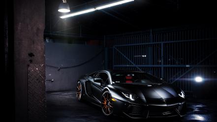 Lamborghini aventador lp700-4 cars garage headlights rims wallpaper