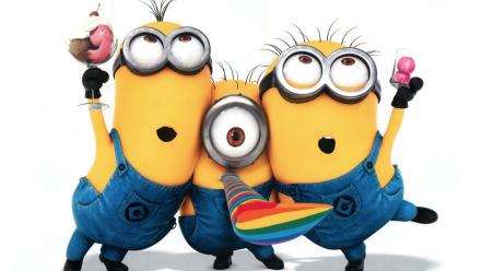 Minions despicable me 2 animated movies wallpaper