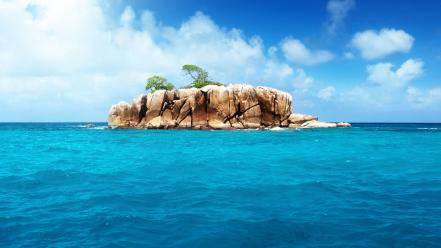 Ocean islands wallpaper