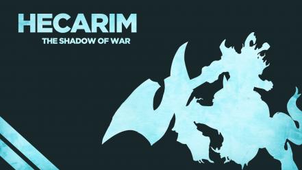 Of legends the shadow hecarim game characters wallpaper