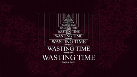 Time sentence dark sayings word citation wasting wallpaper
